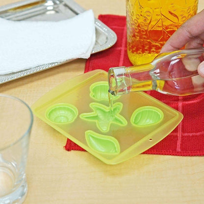 Green Seashells Ice Cube Trays - Set of 2