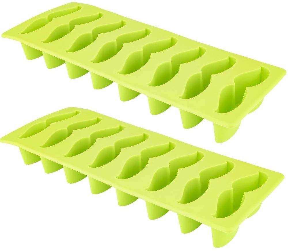 Mustache Ice Cube Tray - Set of 2