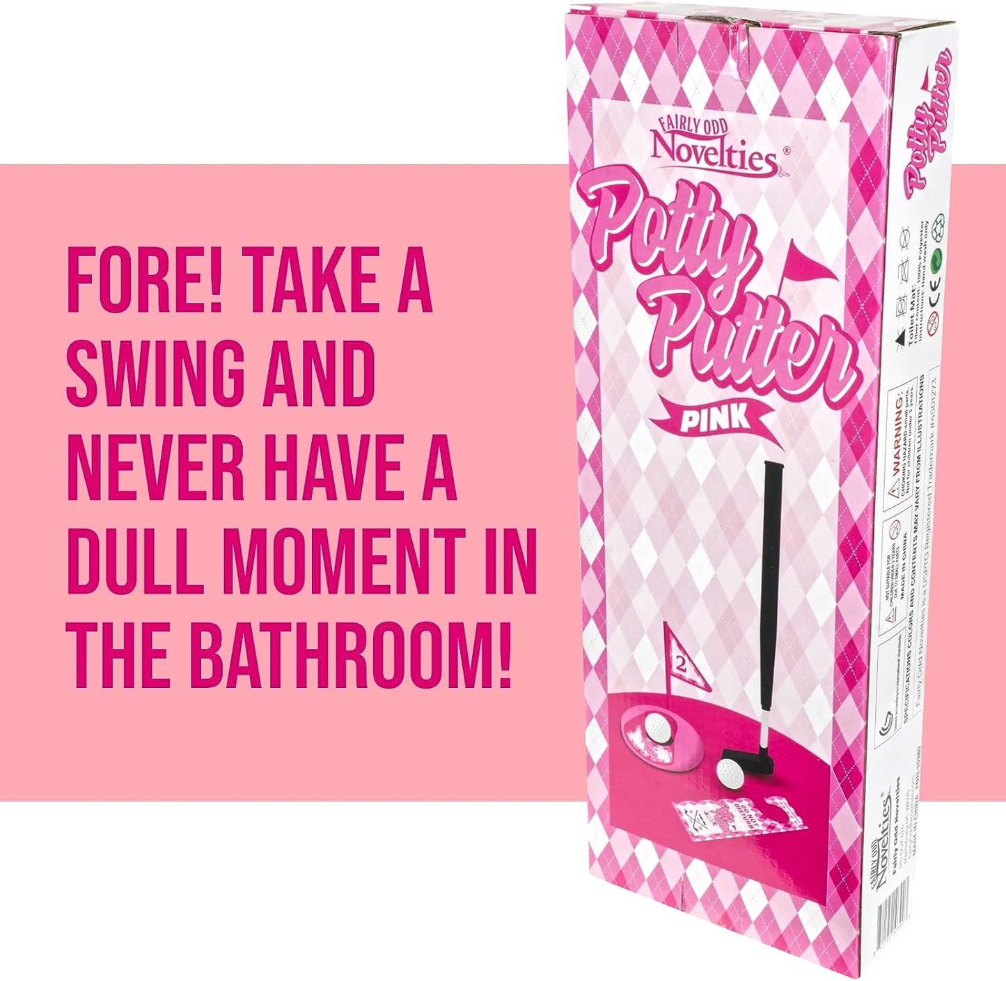 Potty Putter Toilet Time Golf Game