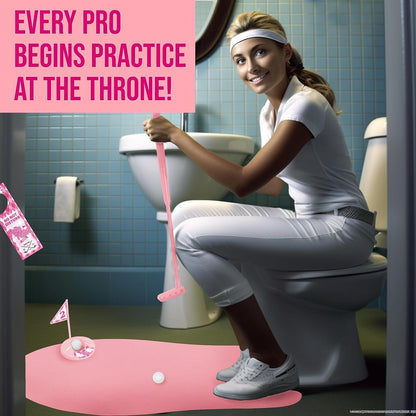 Potty Putter Toilet Time Golf Game