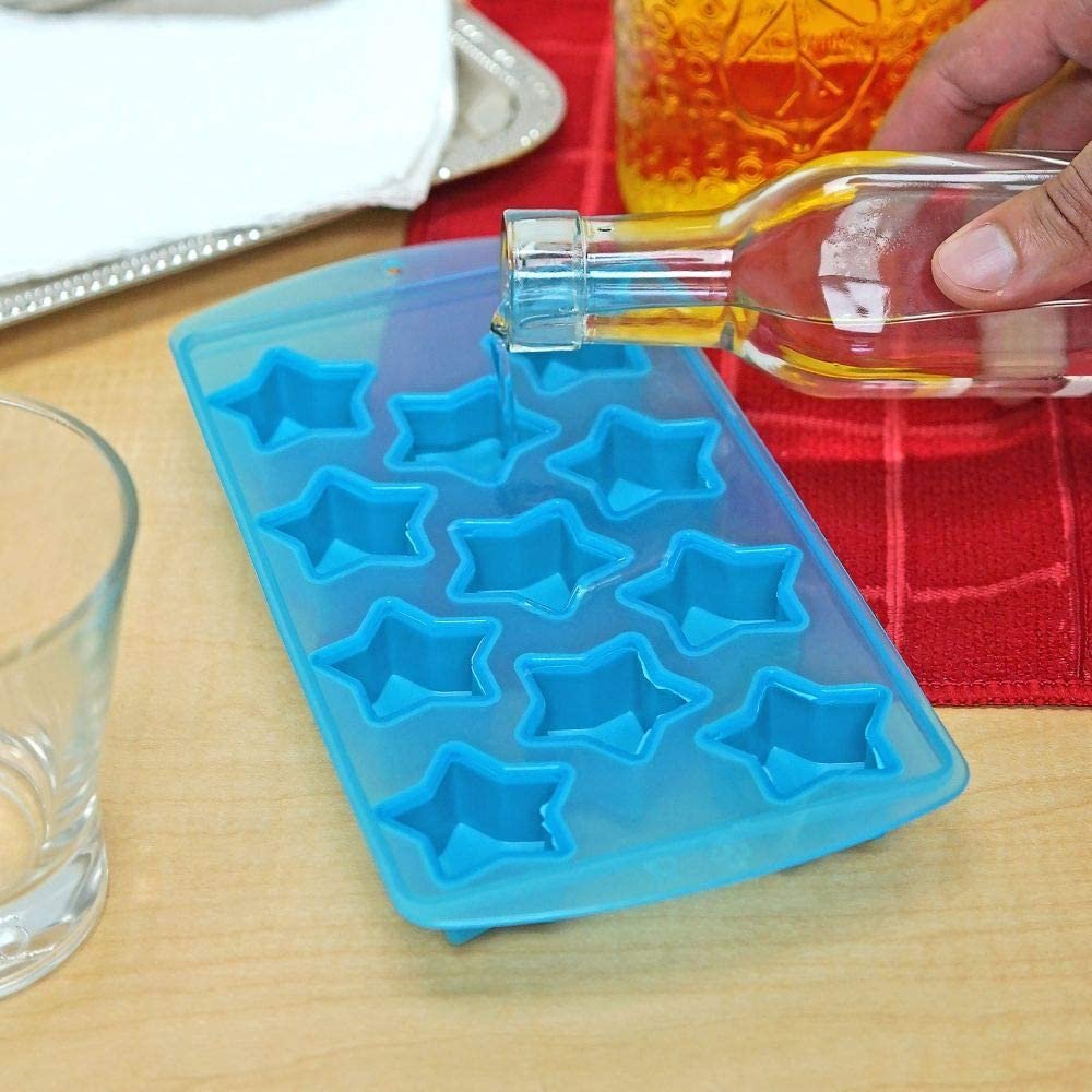 Blue Stars Ice Cube Tray - Set of 2