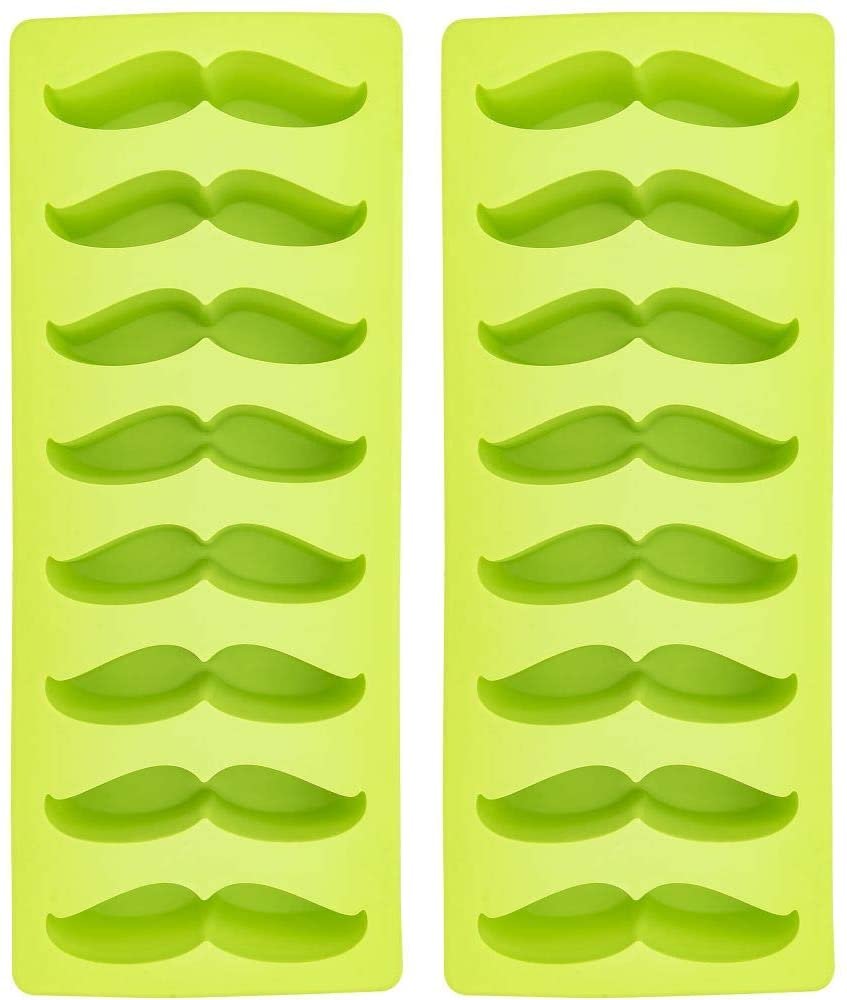 Mustache Ice Cube Tray - Set of 2