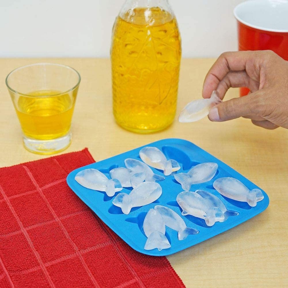 Blue Fish Ice Cube Tray - Set of 2