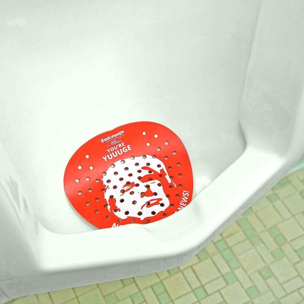 Donald Trump Urinal Screen Flush