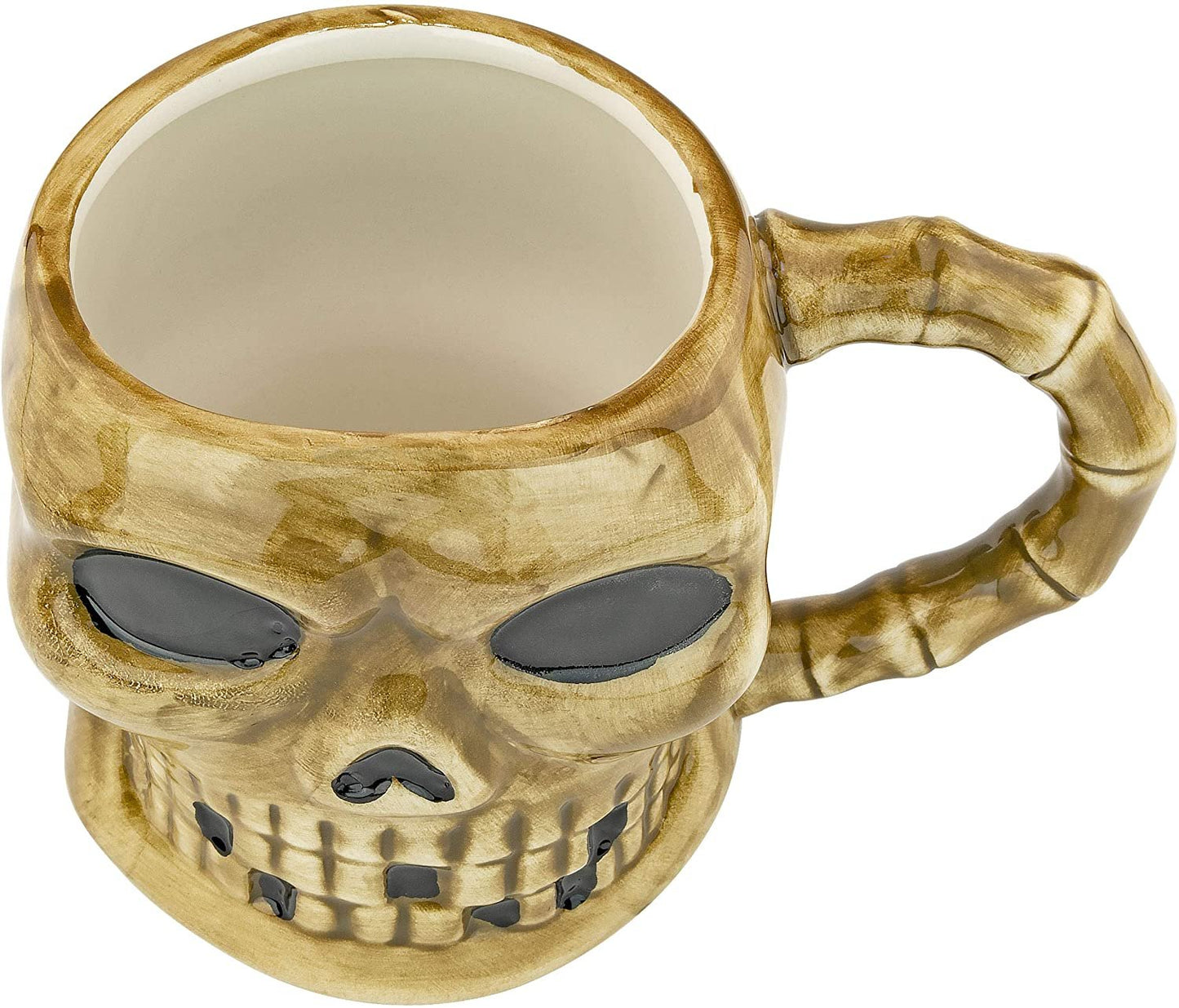 Large Skull Ceramic Coffee Mug