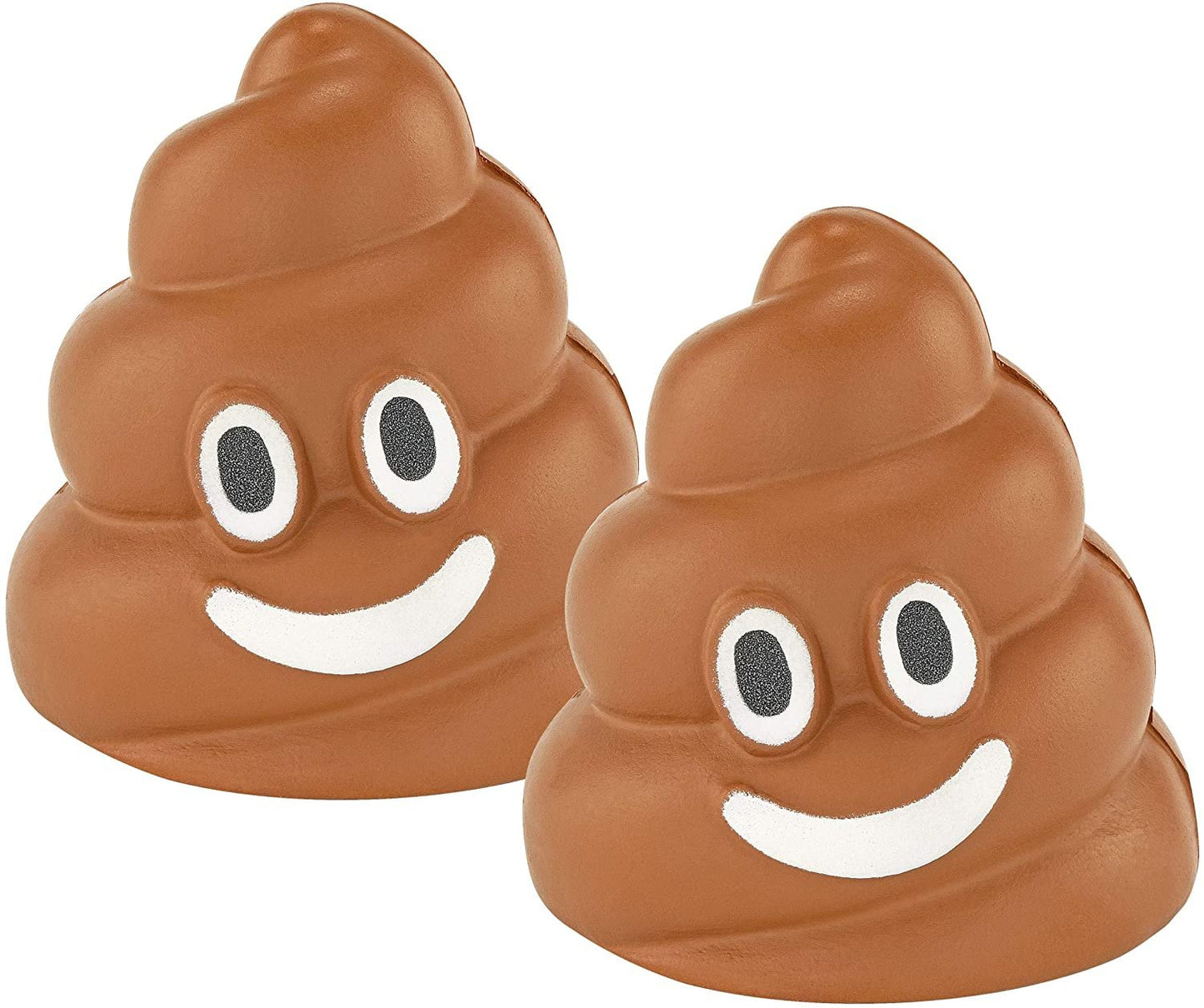 Poop Emoji Stress Ball Relievers - Set of 2