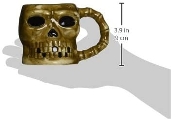 Large Skull Ceramic Coffee Mug