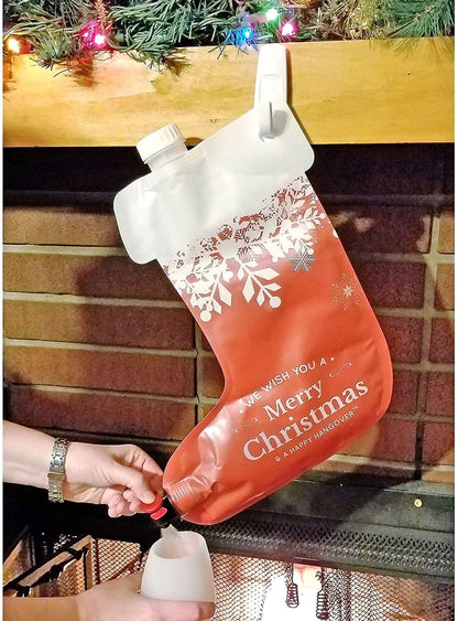 Holiday Stocking Wine Dispenser